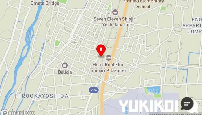 の地図 桜島 鹿児島ラーメン広丘店 ラーメン屋 で 塩尻市