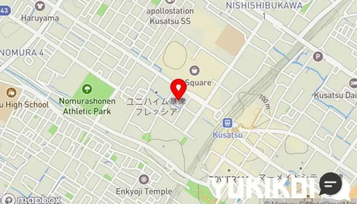 の地図 梅の花 草津店 和食店, 弁当製造業者, 料亭, 会席・懐石料理店, 豆腐料理店 で 草津市