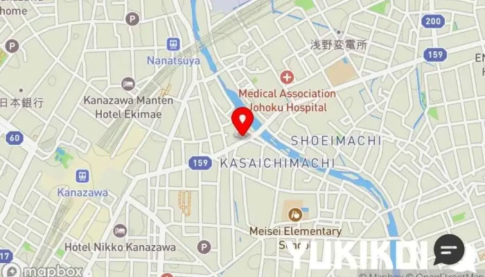 の地図 梅みづき 和食店, 居酒屋 で 金沢市