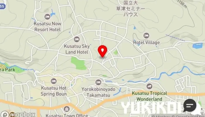 の地図 洋風レストラン どんぐり 日本式洋食レストラン で 草津町