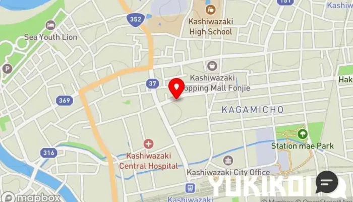 の地図 洋風居酒家 螺旋 居酒屋 で 柏崎市