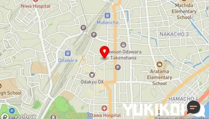の地図洋食レストラン, レストラン 洋食 葉椰子 en 小田原市 の地図 洋食 葉椰子 洋食レストラン, レストラン で 小田原市