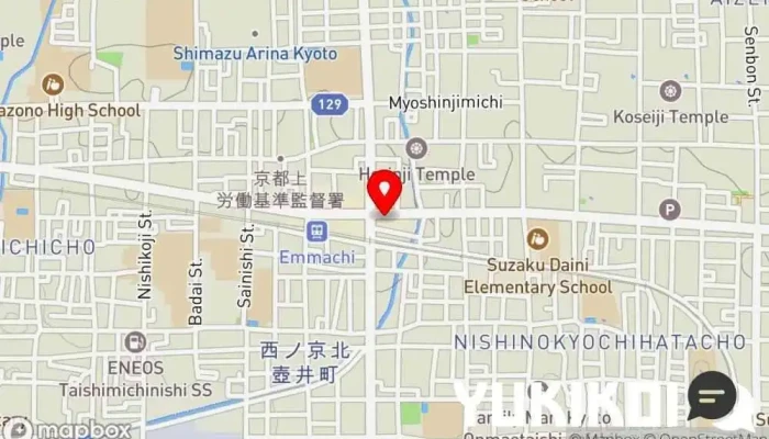 の地図 洋食の店 ITADAKI 円町店 日本式洋食レストラン, 洋食レストラン で 京都市
