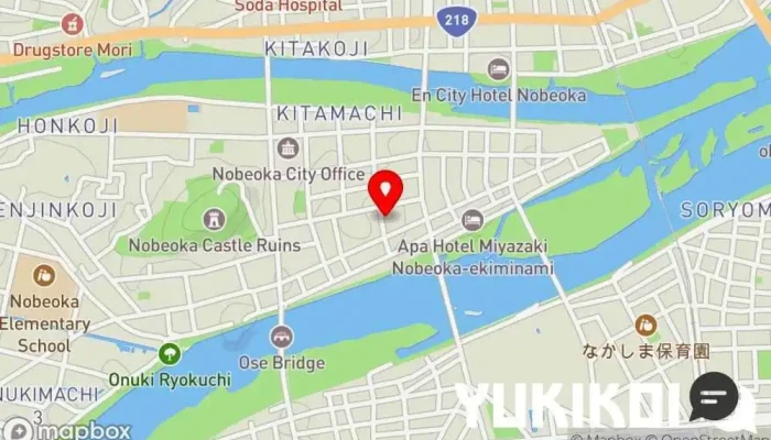 の地図 活魚·磯物 多賀田 シーフード・海鮮料理店, 和食店 で 延岡市