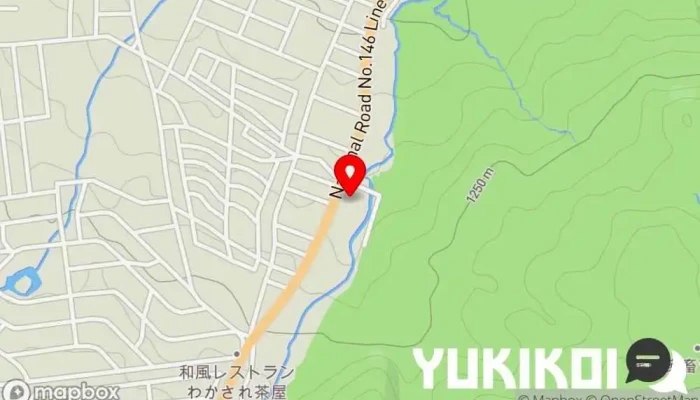 の地図 浅間牧場茶屋 レストラン, 蕎麦店 で 長野原町