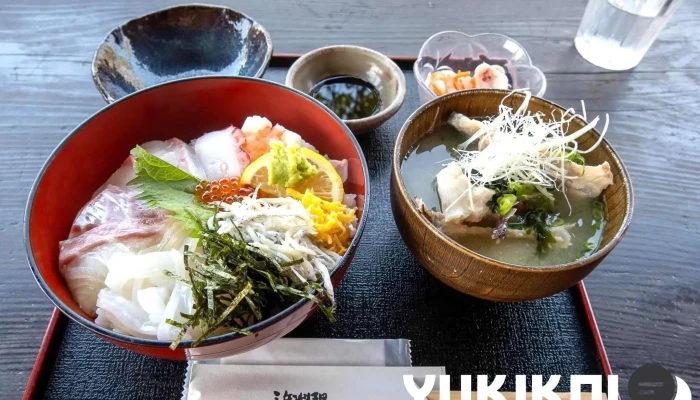 浜料理 がんがん -  蕎麦 - 萩市