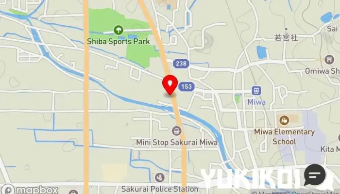の地図 海女小屋（桜井市三輪） シーフード・海鮮料理店 で 桜井市