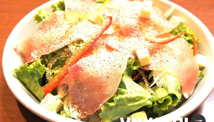 海鮮串焼き 満天 サラダ - 松江市