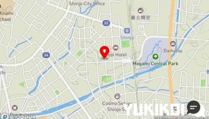 の地図 清清亭 居酒屋 で 新庄市