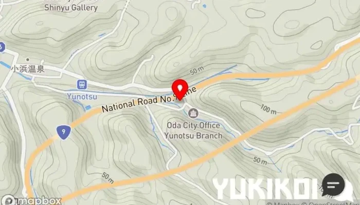 の地図 温泉津ふれあい館 レストラン で 大田市