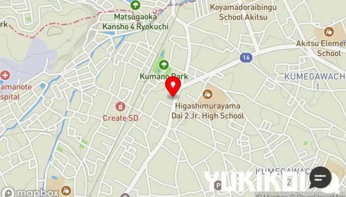 の地図 満福楼 東村山店 中華料理店 で 東村山市