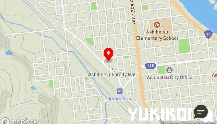 の地図 源鮨 寿司店 で 芦別市