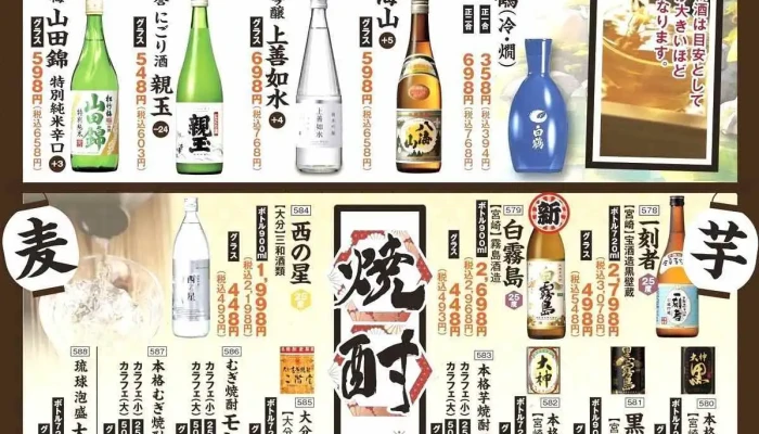 濱焼北海道魚萬 枚方市北口駅前店 -  メニュー - 枚方市