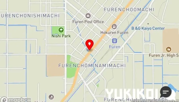 の地図 炉ばた 定食屋, 和食店 で 名寄市