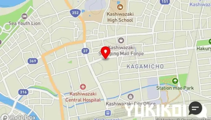 の地図 炉ばた焼 喜楽 居酒屋 で 柏崎市