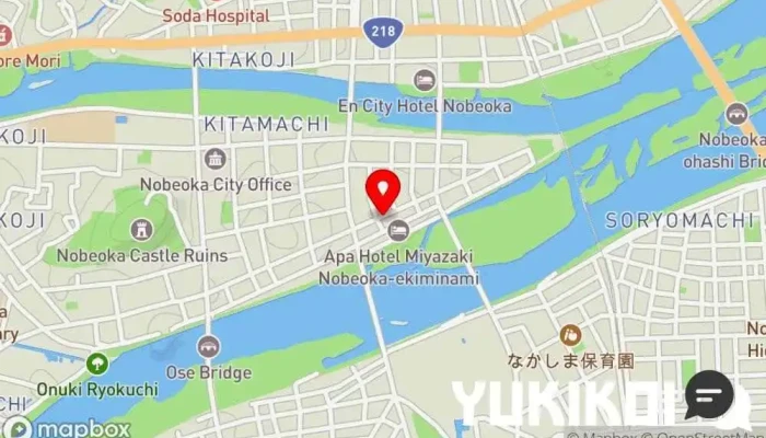 の地図 炉端焼 源太 新町店 居酒屋 で 延岡市