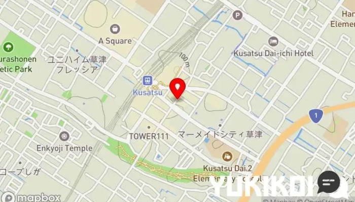 の地図 炭火キッチン LEOLEO（レオレオ） 洋食レストラン, アメリカ料理店, グリル, フランス料理店, イタリア料理店, テイクアウト, 肉料理店, ワインクラブ で 草津市