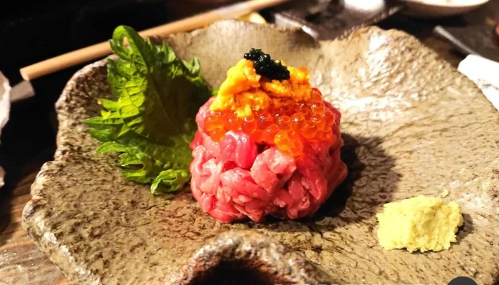 炭火焼肉 泉味亭 -  ユッケ - 函館市