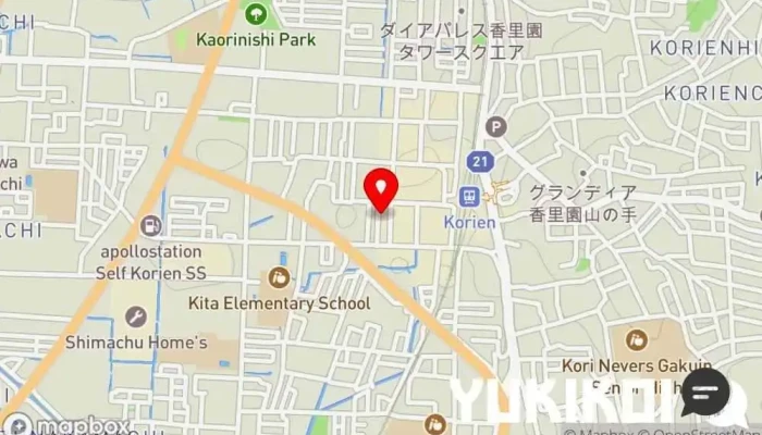 の地図 炭火焼肉 筵 en 焼肉店, もつ鍋料理店 で 寝屋川市
