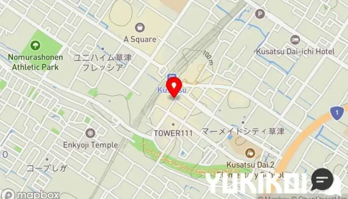 の地図 炭火食堂 凪‐ナギ‐ 居酒屋, 魚料理店, 郷土料理店, 和食店, モダン居酒屋レストラン, シーフード・海鮮料理店 で 草津市