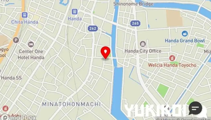 の地図 炭焼酒場 ちゃんちゃら 居酒屋, ホルモン焼肉店, 焼肉店 で 半田市