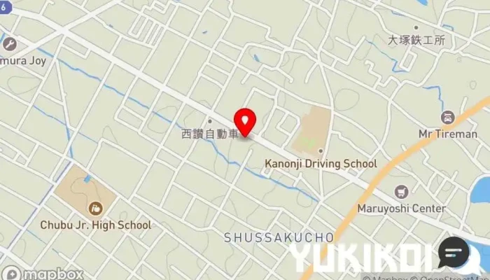 の地図 焼肉 じゅじゅ庵 焼肉店 で 観音寺市