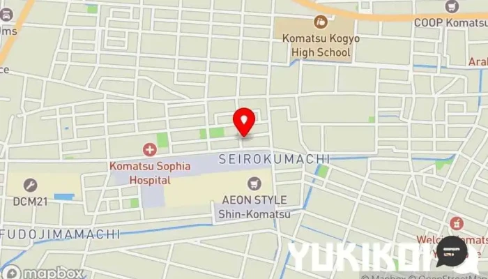の地図 焼肉きんぐ 小松店 焼肉店, ホルモン焼肉店, 韓国焼肉店, 韓国焼肉レストラン, レストラン で 小松市