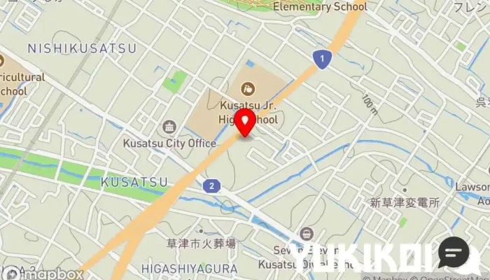 の地図 焼肉の名門 天壇 草津店 焼肉店, 韓国焼肉店, 韓国料理店 で 草津市