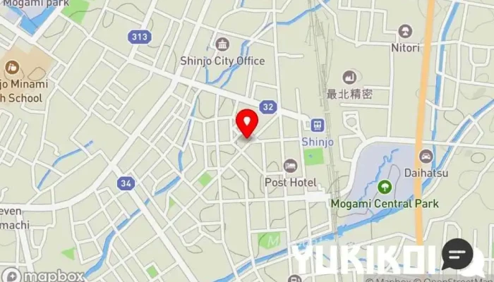 の地図 焼肉レストラン味讃歌 新庄駅前店 焼肉店, ホルモン焼肉店, 居酒屋, 韓国料理店 で 新庄市