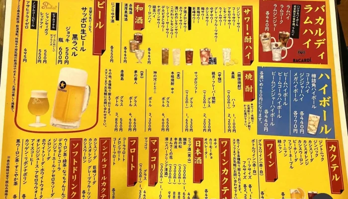 焼肉亭 -  メニュー - 名寄市