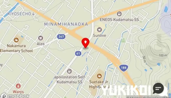 の地図 焼肉家えんず下松店 焼肉店 で 下松市