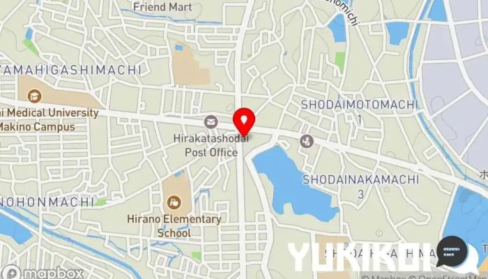 の地図 熟成焼肉いちばん 枚方招堤店 焼肉店 で 枚方市