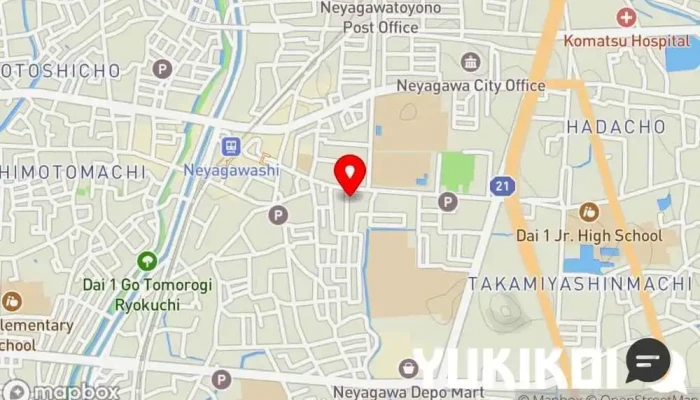 の地図 牛フィレ肉専門店 糸旬SHI-JUN 焼肉店 で 寝屋川市
