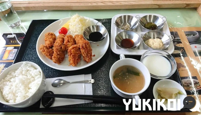 知内かき小屋 -  スープ - 知内町