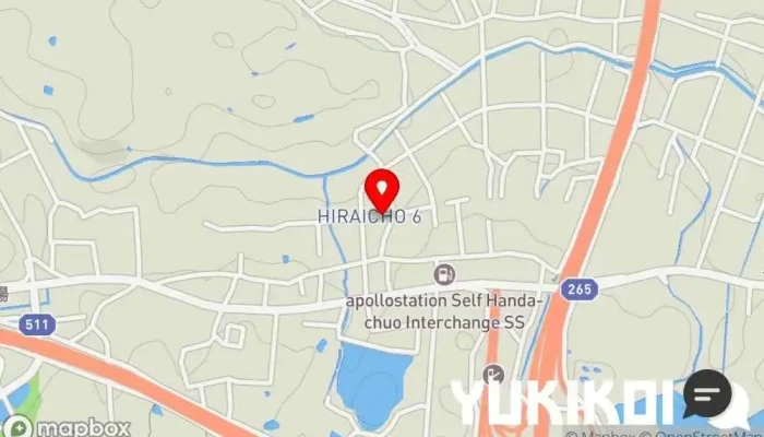 の地図 知多牛 響 金三 焼肉店 で 半田市