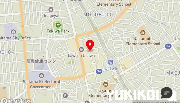の地図 磯丸水産 浦和西口店 居酒屋, 和食店, 宅配/出前, テイクアウト, シーフード・海鮮料理店 で さいたま市