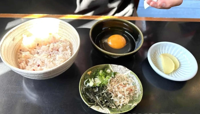 神代そば -  卵かけご飯 - 松江市