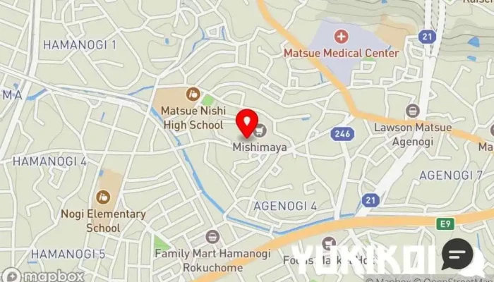 の地図 福や 定食屋, 和食店 で 松江市