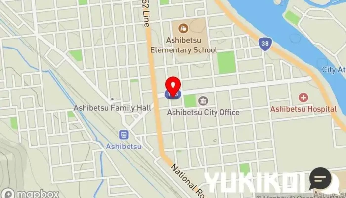 の地図 ㈲福住 和食店, 郷土料理店 で 芦別市