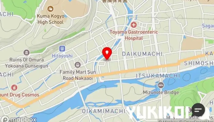 の地図 笑顔 ^ ^ 食堂 居酒屋, レストラン で 人吉市