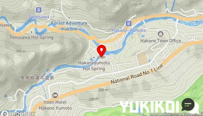 の地図 箱根かれー心 カレー店 で 箱根町