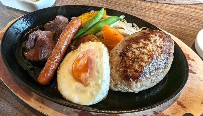 糸島 ランチ ハンバーグ ヤキニク イトシマン -  ステーキアンドエッグ - 糸島市