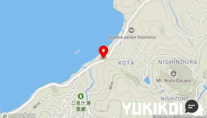 の地図 糸島海鮮堂 二見ヶ浦本店 和食店, レストラン, 海鮮丼専門店, シーフード・海鮮料理店, 観光名所 で 福岡市