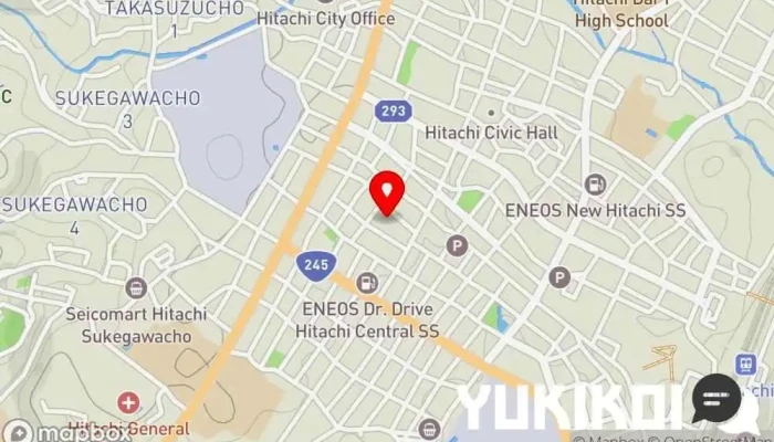 の地図 網元別館 和食店 で 日立市