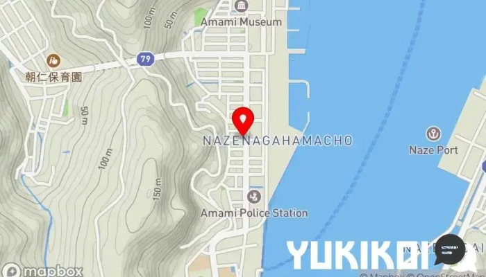 の地図 美波すし 寿司店 で 奄美市