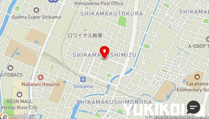 の地図 肉ダイニングよしやま 肉料理店, テイクアウト, モダン居酒屋レストラン, レストラン で 姫路市