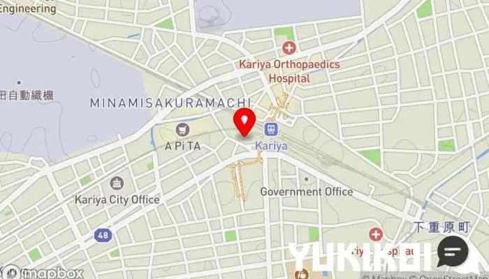 の地図 肉割烹 門 MON 刈谷駅店 居酒屋, 創作料理店, 和食店, 肉料理店, モダン居酒屋レストラン, レストラン, 軽食店 で 刈谷市