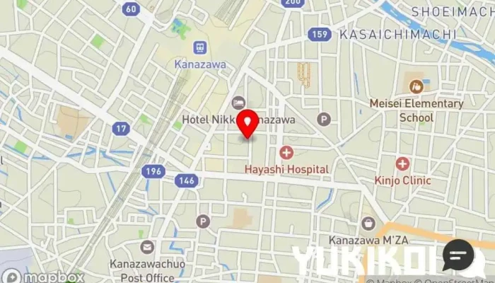 の地図 能加万菜 郷 おばんざい料理店, 和食店 で 金沢市