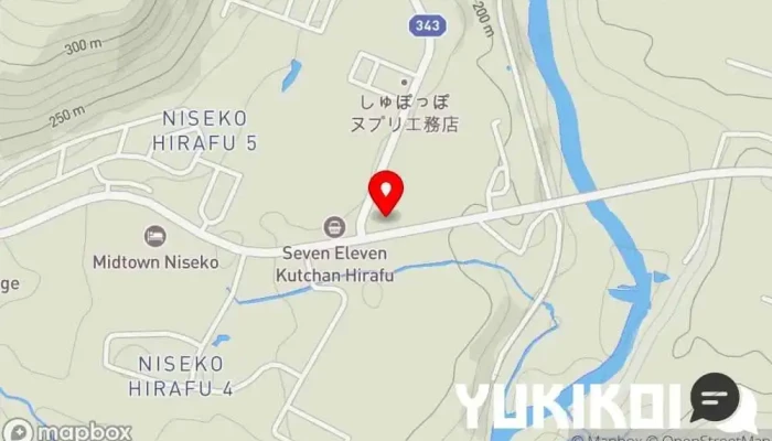 の地図 自家製うどん ごころ うどん屋 で 倶知安町