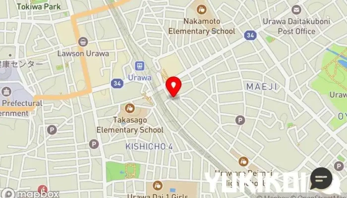 の地図 自家製麺 鶏そば 一瑳 ラーメン屋, レストラン で さいたま市